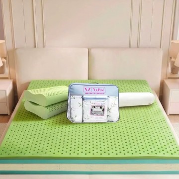 Nệm Cao Su Thiên Nhiên Điều Hòa Hybrid Matcha Cool Thắng Lợi - Chính hãng 